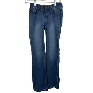 Girls American Heritage Denim Jeans Bootcut‎ Blue Wash Kids Sz 12